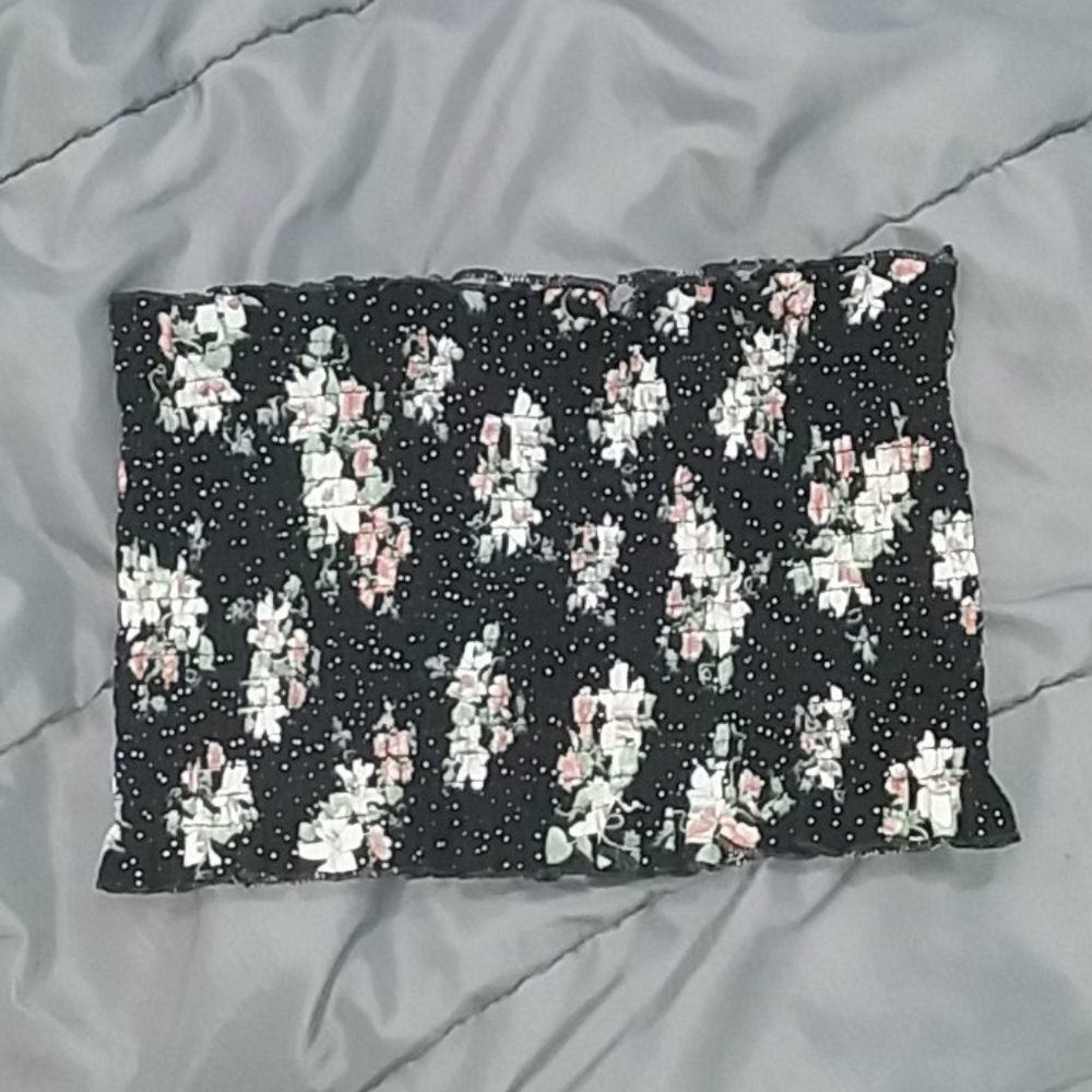 Floral tube top